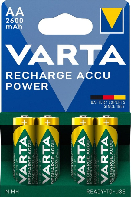 VARTA Batterien AA wiederaufladbar 2600mAh